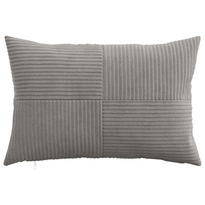 Federa 2 pcs ALMELO Grigio Chiaro 50 x 75 cm corduroy | homemem39