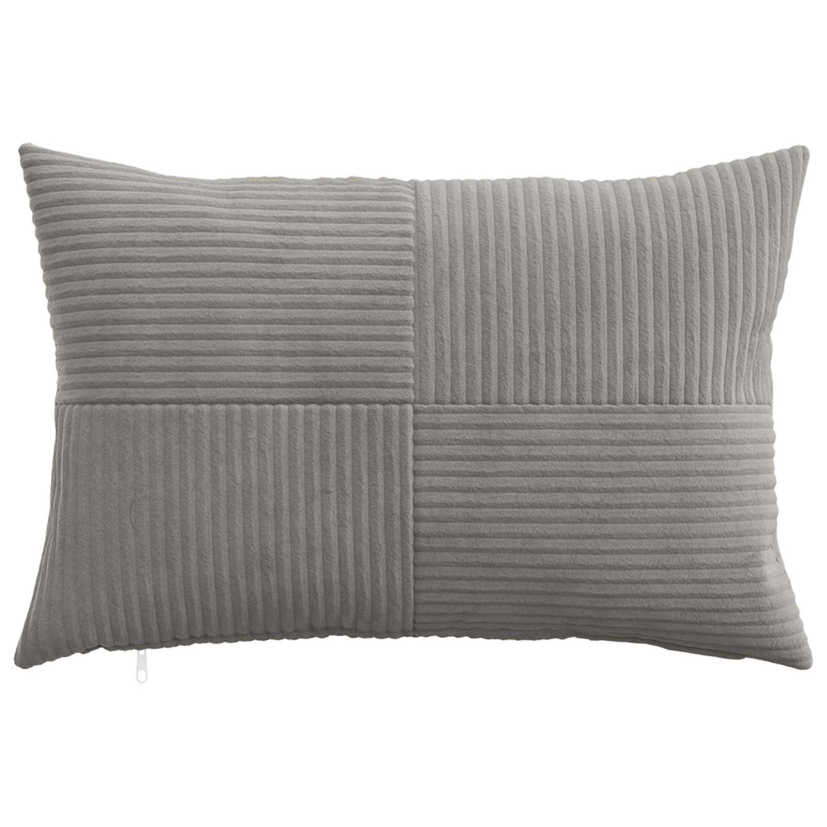Federa 6 pcs ALMELO Grigio Chiaro 50 x 75 cm corduroy | homemem39