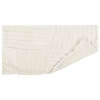 Federa 6 pcs ALMELO Crema 50 x 75 cm corduroy