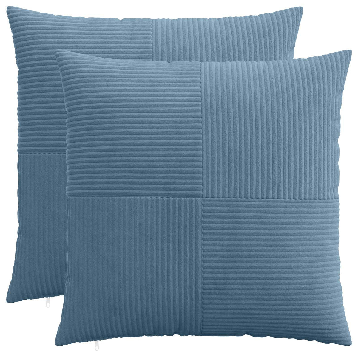 Federa 2 pcs ALMELO Blu 55 x 55 cm corduroy | homemem39