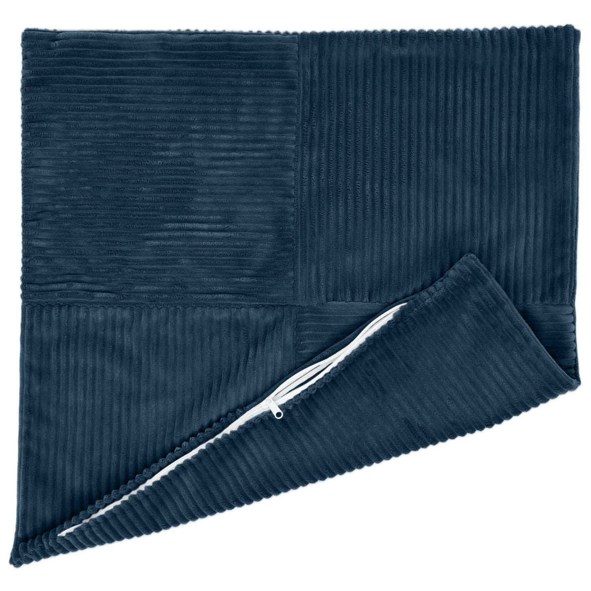 Federa 2 pcs ALMELO Blu navy 55 x 55 cm corduroy | homemem39