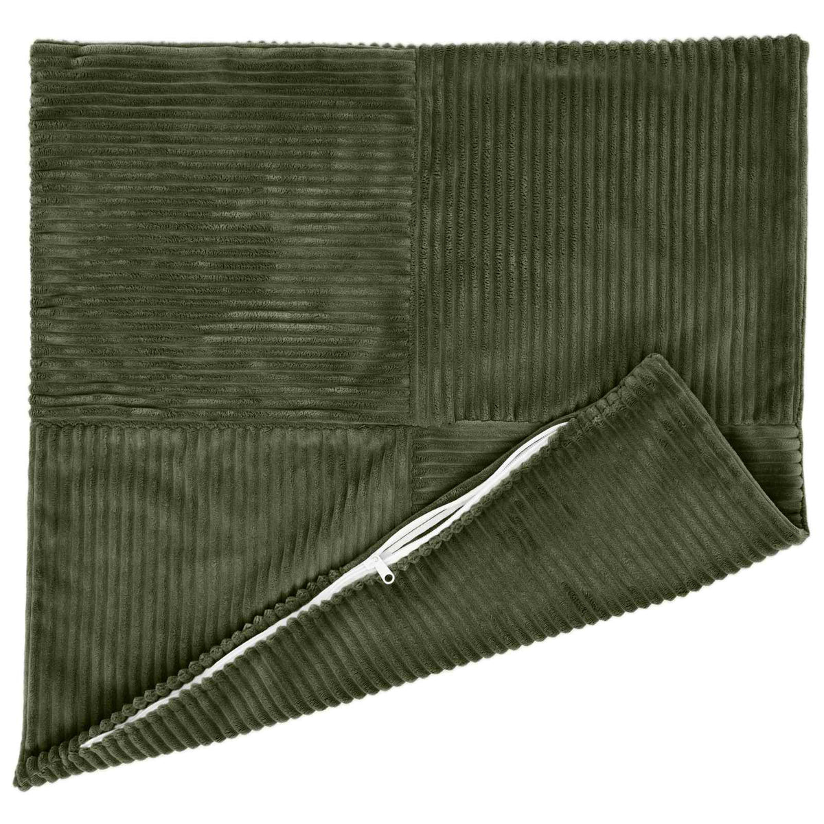 Federa 6 pcs ALMELO Verde 55 x 55 cm corduroy | homemem39