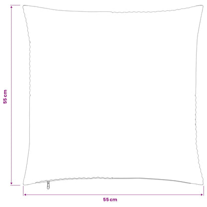 Federa 6 pcs ALMELO Tortora 55 x 55 cm corduroy | homemem39