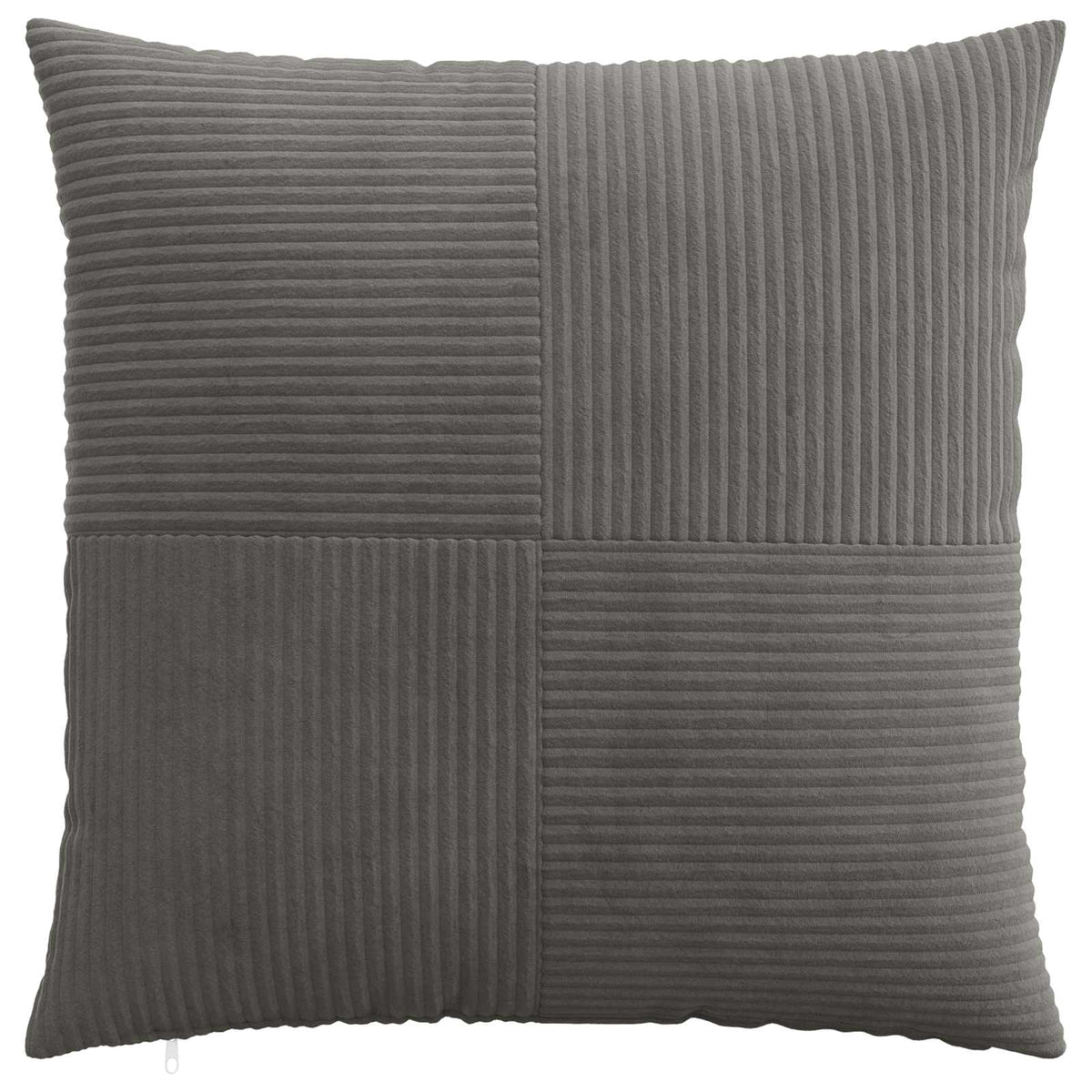 Federa 6 pcs ALMELO Grigio Scuro 65 x 65 cm corduroy | homemem39