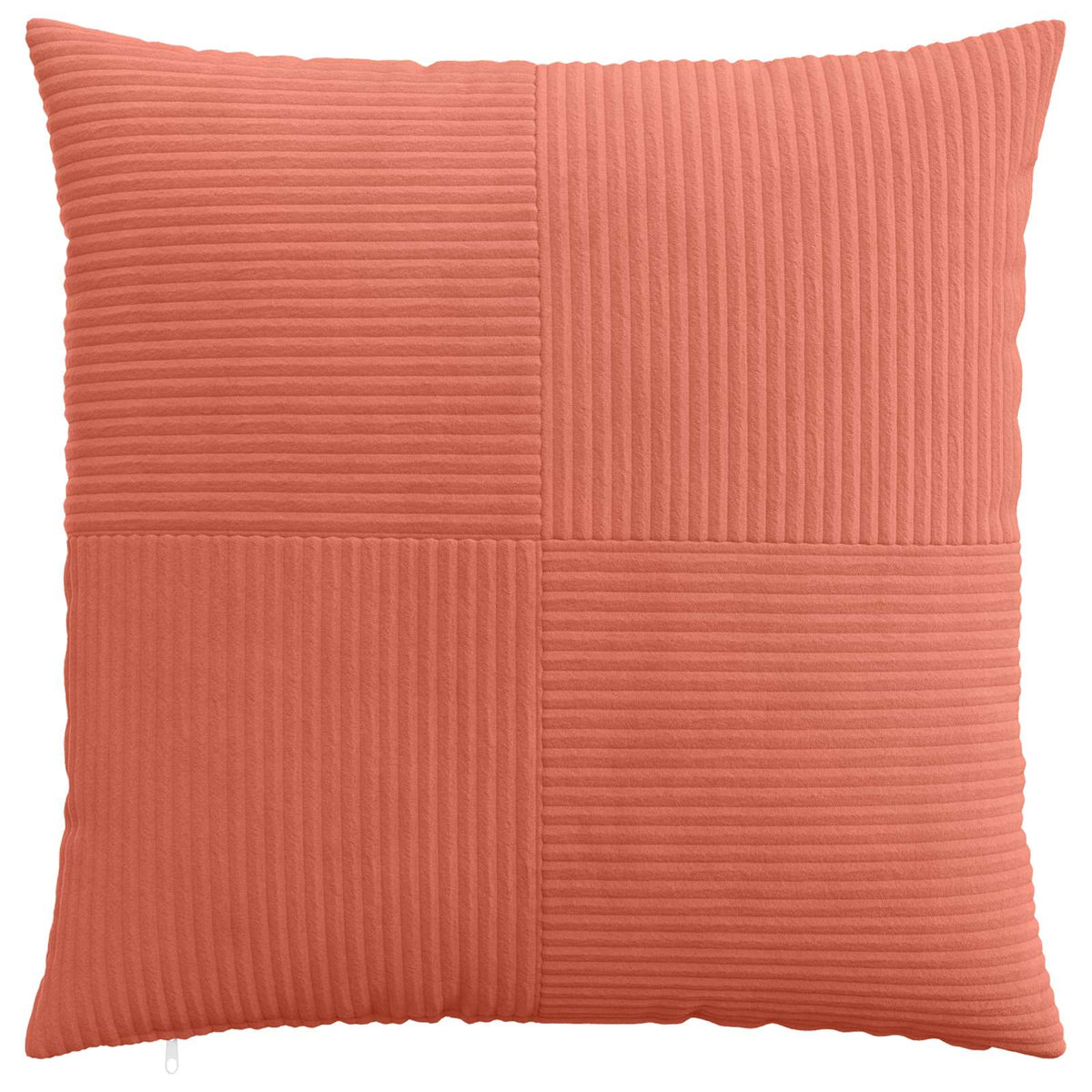 Federa 6 pcs ALMELO Rosso Arancio 65 x 65 cm corduroy | homemem39