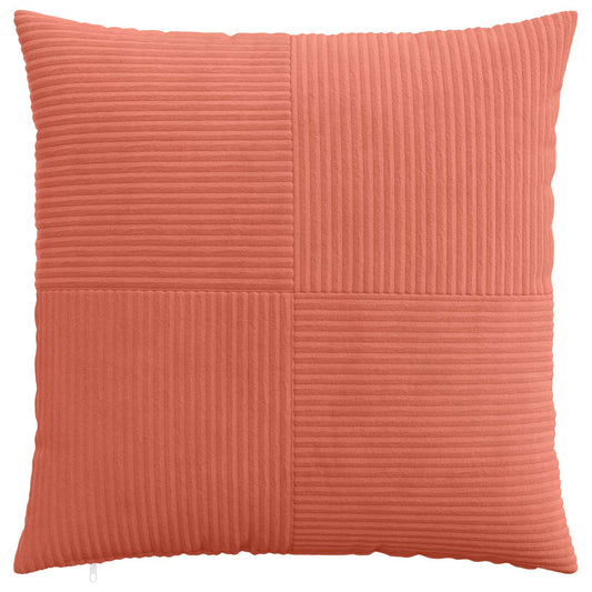 Federa 6 pcs ALMELO Rosso Arancio 65 x 65 cm corduroy | homemem39