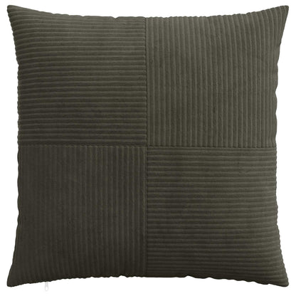Federa 6 pcs ALMELO Antracite 65 x 65 cm corduroy