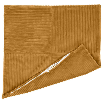 Federa 6 pcs ALMELO Giallo 65 x 65 cm corduroy | homemem39