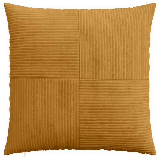 Federa 6 pcs ALMELO Giallo 65 x 65 cm corduroy | homemem39