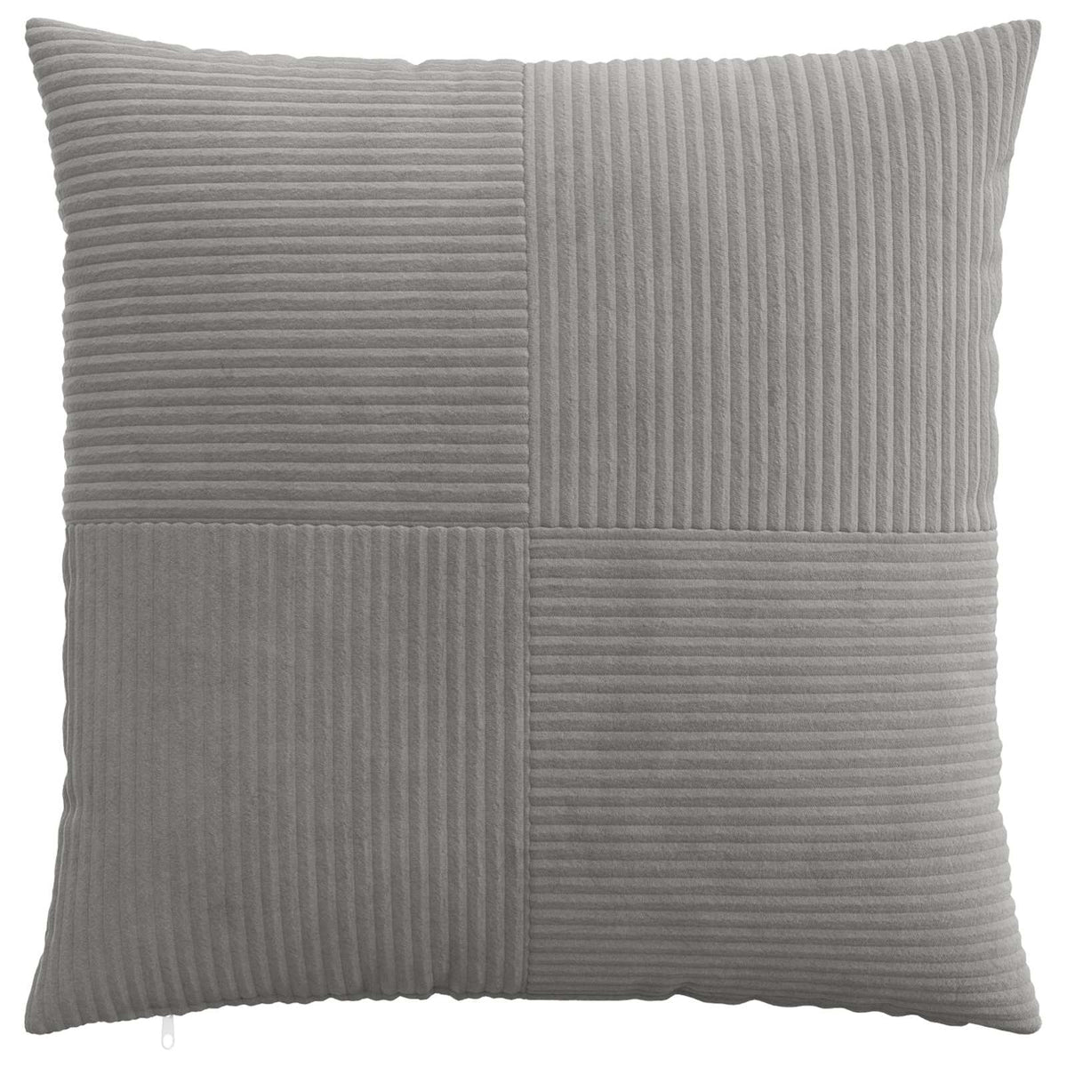 Federa 2 pcs ALMELO Grigio Chiaro 70 x 70 cm corduroy | homemem39