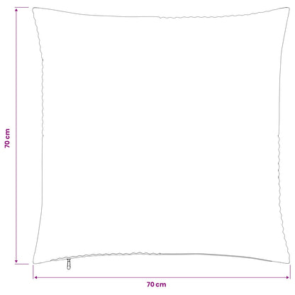 Federa 2 pcs ALMELO Grigio Chiaro 70 x 70 cm corduroy | homemem39