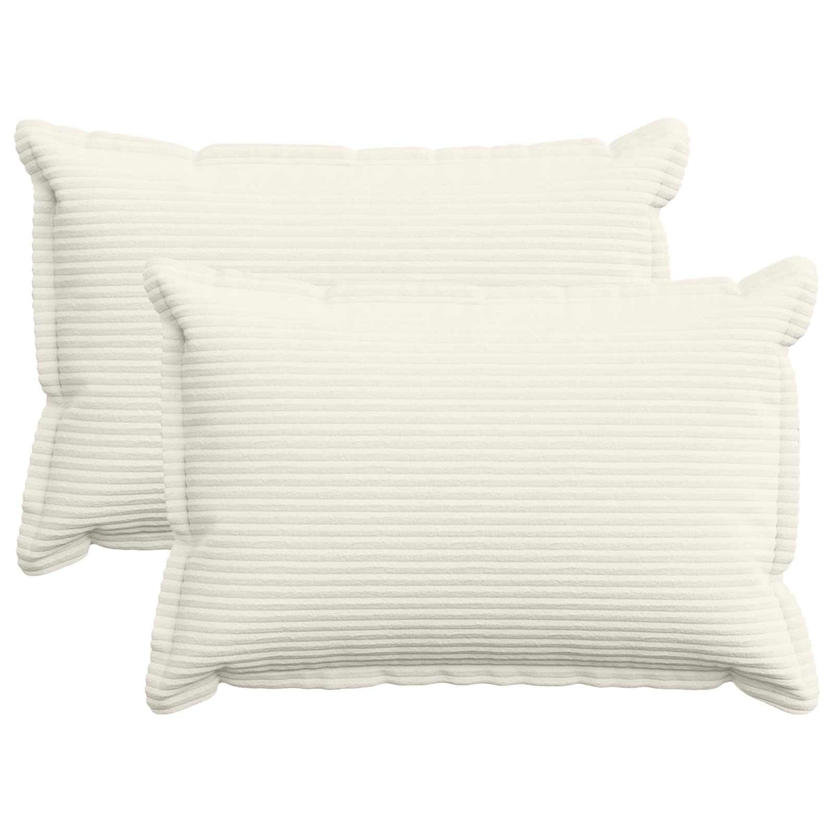 Federa 2 pz HOUTEN Crema 30 x 50 cm corduroy | homemem39