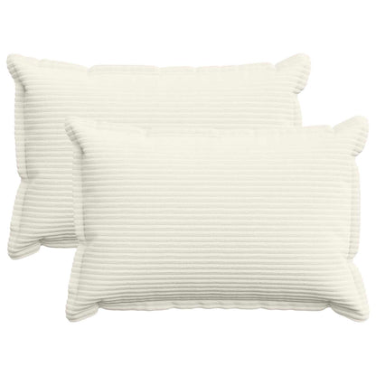 Federa 2 pz HOUTEN Crema 30 x 50 cm corduroy | homemem39