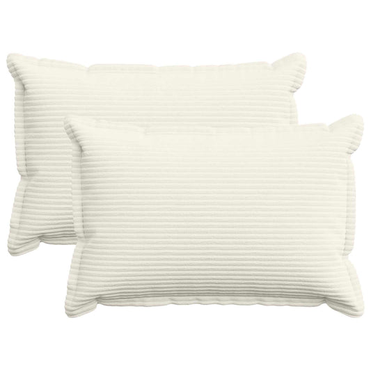 Federa 2 pz HOUTEN Crema 30 x 50 cm corduroy | homemem39