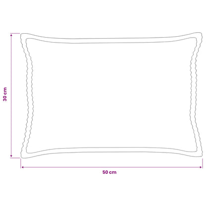 Federa 2 pz HOUTEN Verde 30 x 50 cm corduroy | homemem39