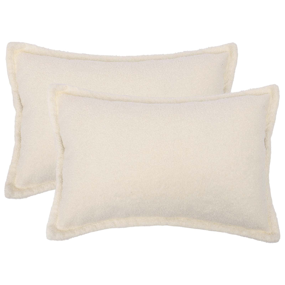 Federa 2 pcs HOUTEN Crema 30 x 50 cm Bouclé | homemem39
