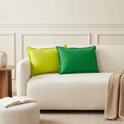 Federa 2 pz HOUTEN Verde brillante. Poliestere