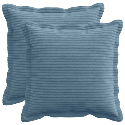 Federa 2 pz HOUTEN Blu 35 x 35 cm corduroy | homemem39