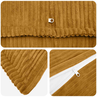 Federa 6 pz HOUTEN Giallo 35 x 35 cm corduroy | homemem39
