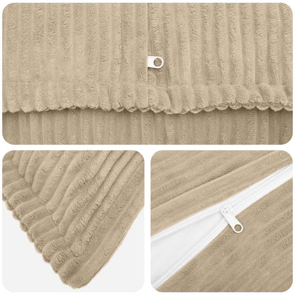 Federa 2 pz HOUTEN Tortora 35 x 35 cm corduroy