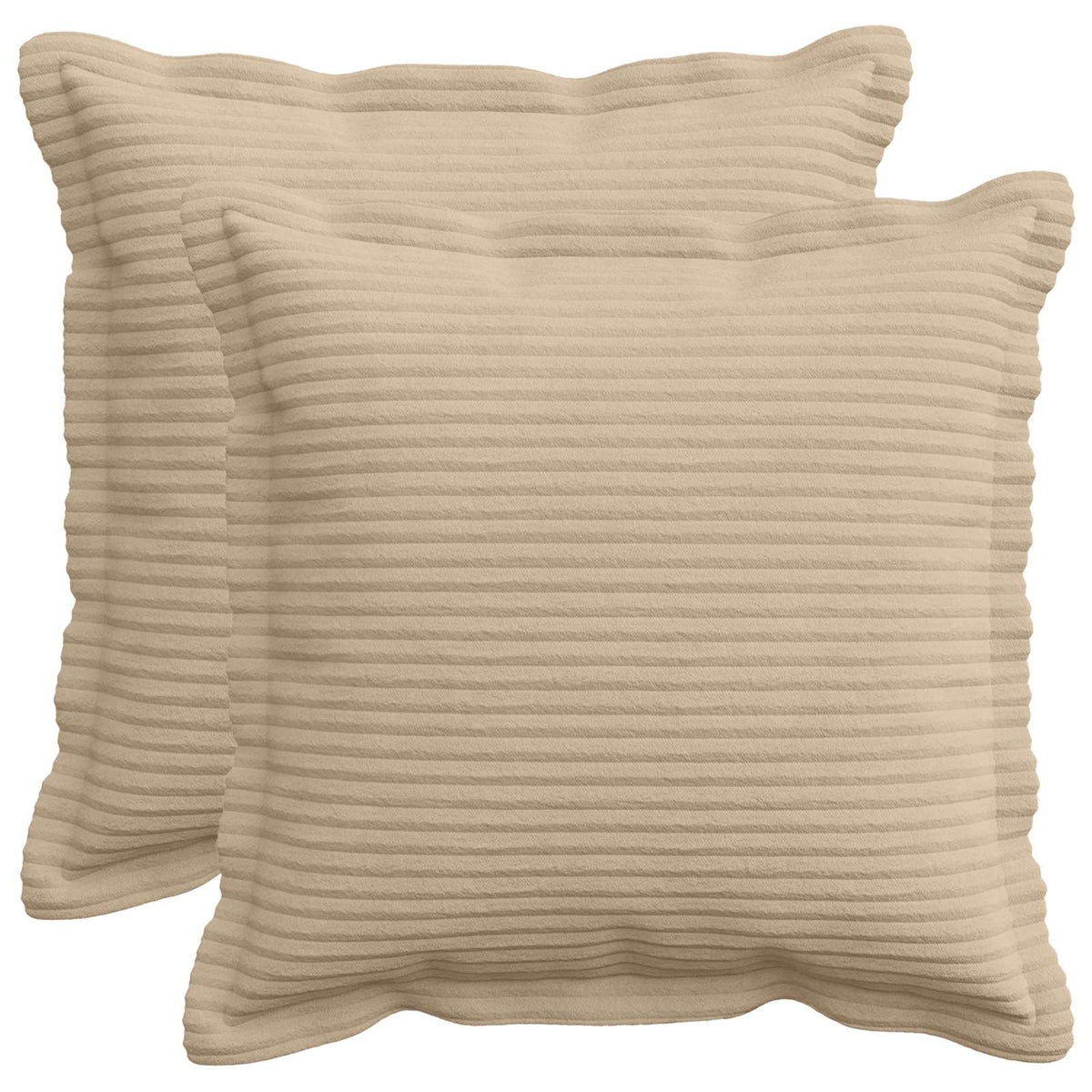 Federa 2 pz HOUTEN Tortora 35 x 35 cm corduroy