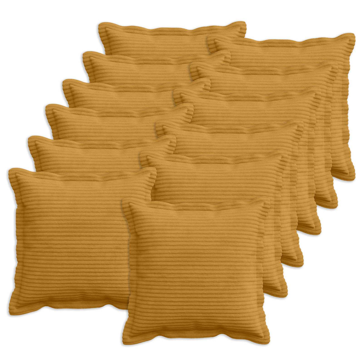 Federa 12 pz HOUTEN Giallo 40 x 40 cm corduroy | homemem39