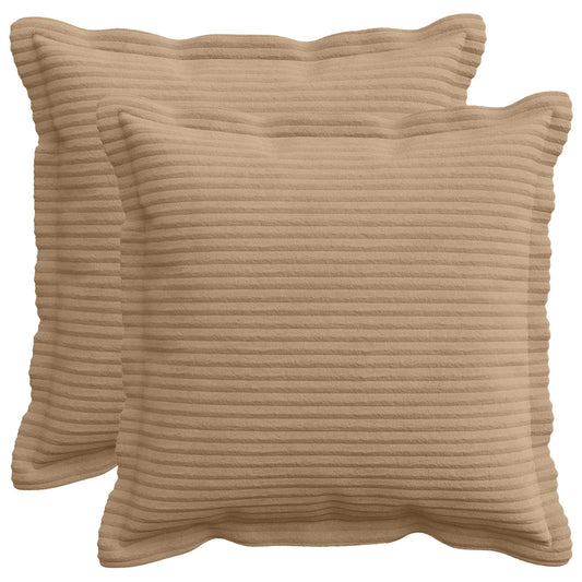 Federa 2 pz HOUTEN Marrone 40 x 40 cm corduroy