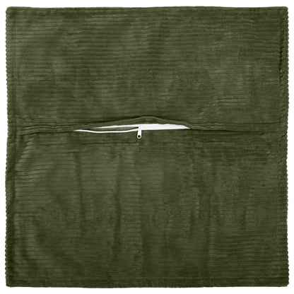 Federa 2 pz HOUTEN Verde 40 x 40 cm corduroy | homemem39