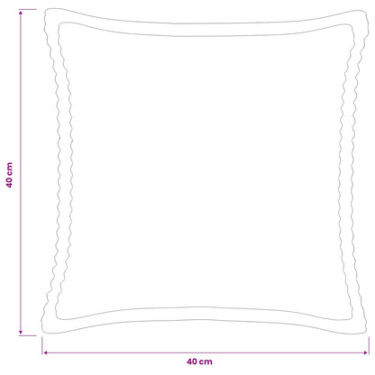 Federa 6 pz HOUTEN Verde 40 x 40 cm corduroy | homemem39