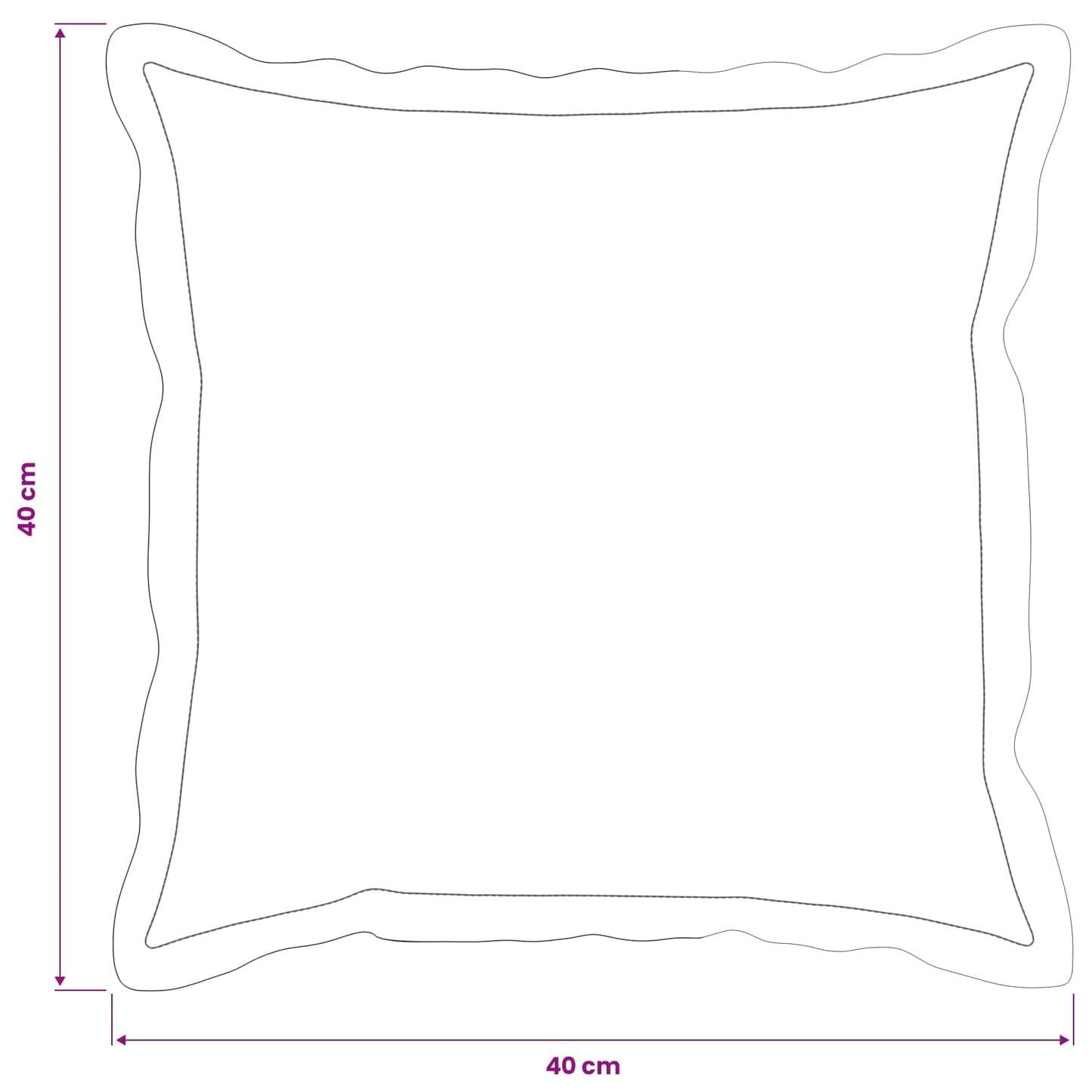 Federa 6 pz HOUTEN Antracite 40 x 40 cm Tessuto Chenille | homemem39