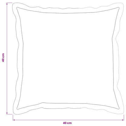 Federa 6 pz HOUTEN Antracite 40 x 40 cm Tessuto Chenille | homemem39