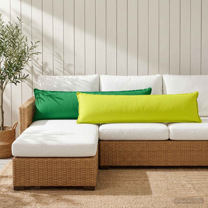 Federa 2 pz HOUTEN Verde brillante. Poliestere