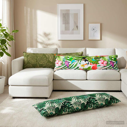 Cuscino Foglia HOUTEN Design a foglia 40 x 145 cm Poliestere | homemem39