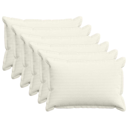 Federa 6 pz HOUTEN Crema 40 x 60 cm corduroy | homemem39