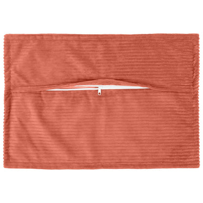 Federa 2 pz HOUTEN Rosso Arancio 40 x 60 cm corduroy