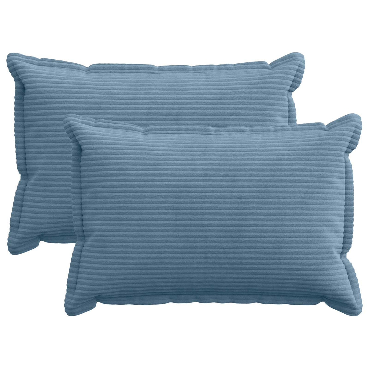 Federa 2 pz HOUTEN Blu 40 x 60 cm corduroy | homemem39