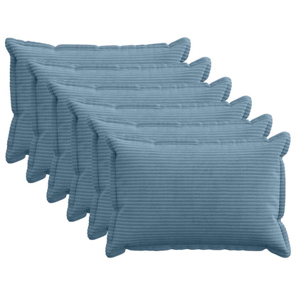 Federa 6 pz HOUTEN Blu 40 x 60 cm corduroy | homemem39