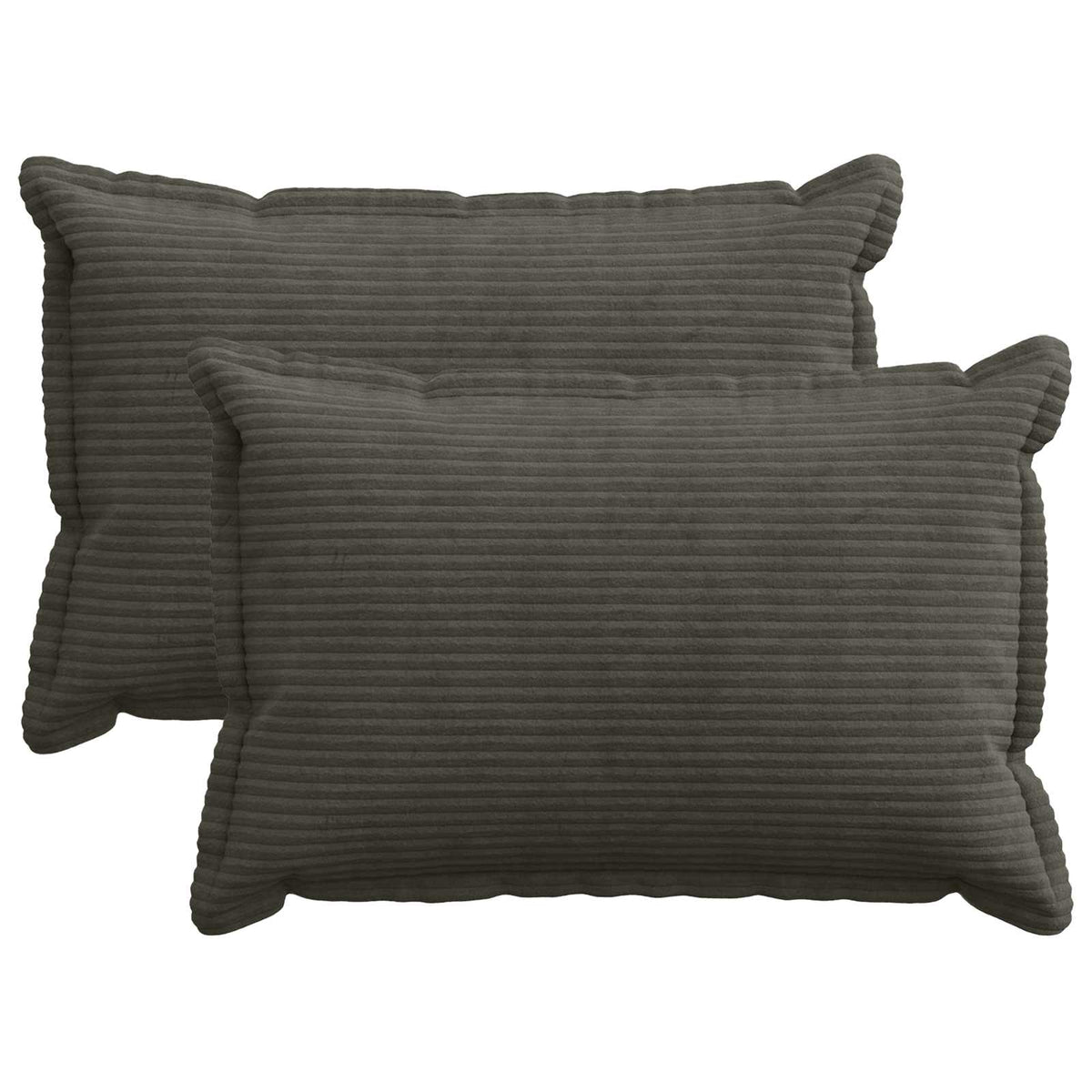 Federa 2 pz HOUTEN Antracite 40 x 60 cm corduroy | homemem39