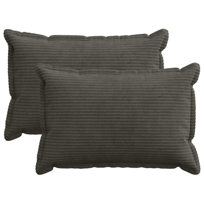 Federa 2 pz HOUTEN Antracite 40 x 60 cm corduroy | homemem39