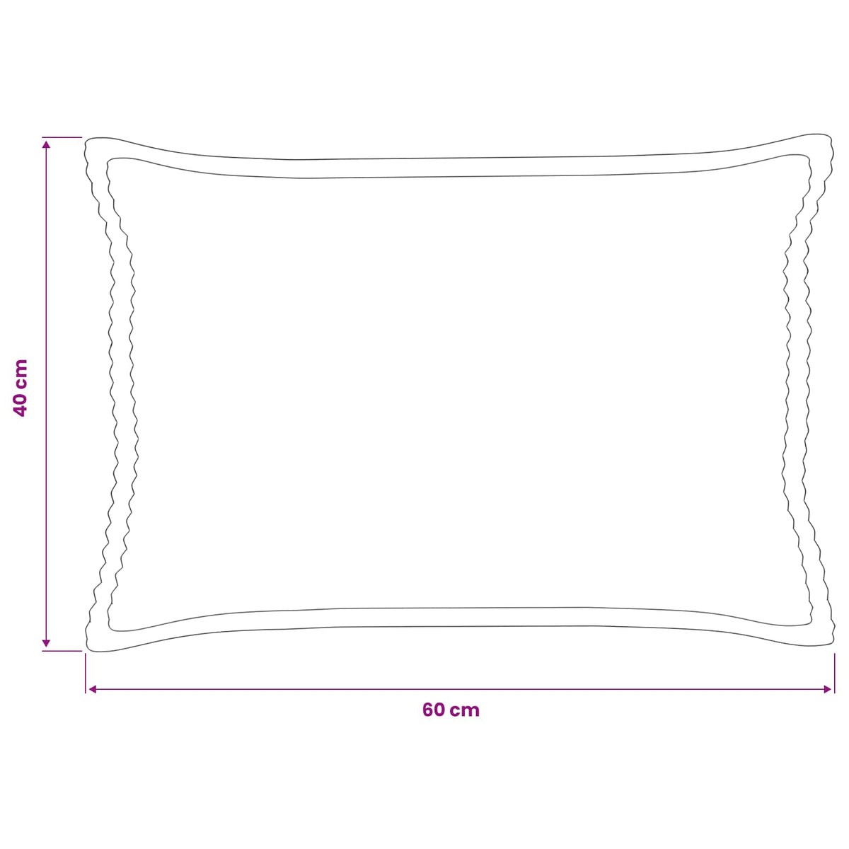 Federa 6 pz HOUTEN Antracite 40 x 60 cm corduroy | homemem39
