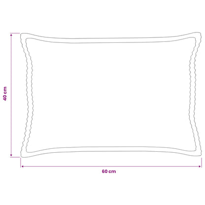 Federa 6 pz HOUTEN Antracite 40 x 60 cm corduroy | homemem39
