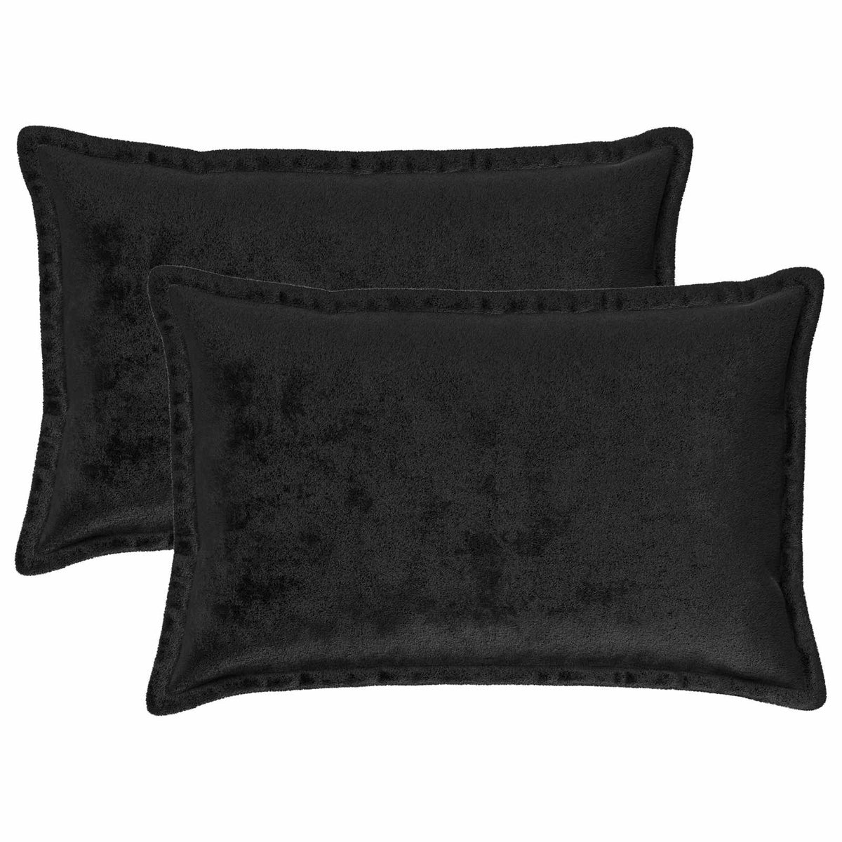 Federa 2 pcs HOUTEN Nero 40 x 60 cm Flanella