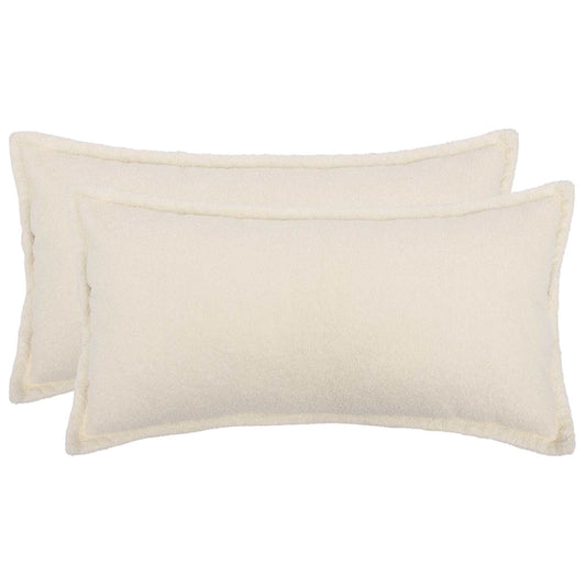 Federa 2 pcs HOUTEN Crema 40 x 70 cm Bouclé | homemem39