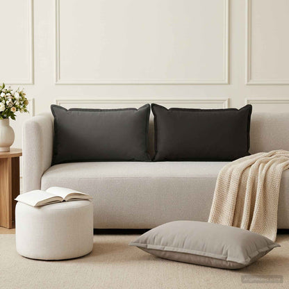 Cuscino 12 pz HOUTEN Antracite 40 x 80 cm Poliestere