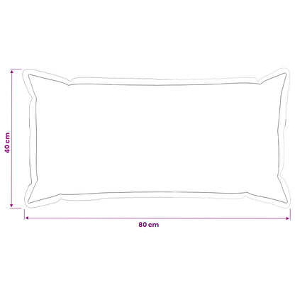 Federa 12 pcs HOUTEN Rosa 40 x 80 cm Velluto