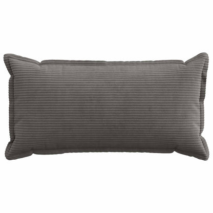Federa 2 pz HOUTEN Grigio Scuro 40 x 80 cm corduroy | homemem39