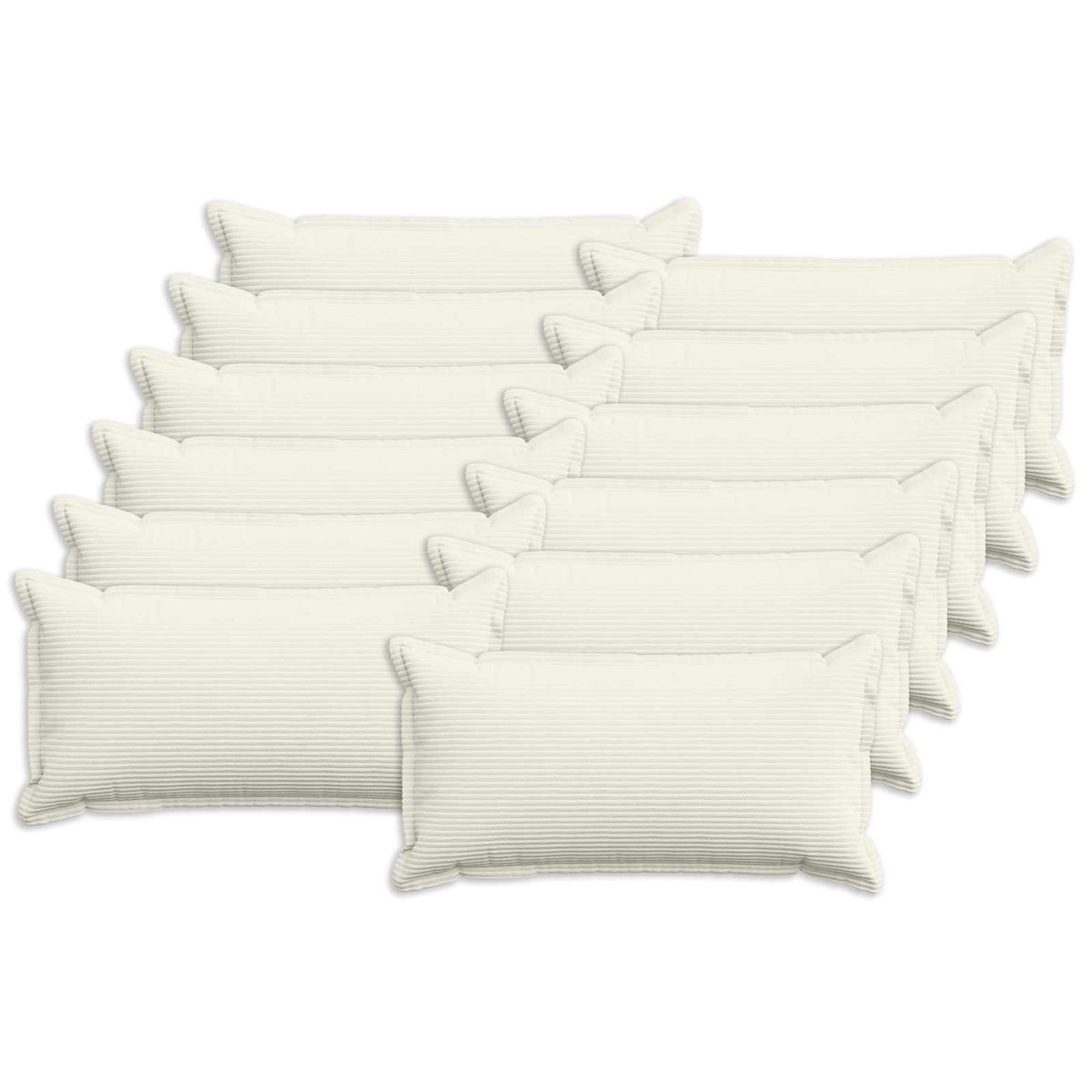 Federa 12 pz HOUTEN Crema 40 x 80 cm corduroy | homemem39