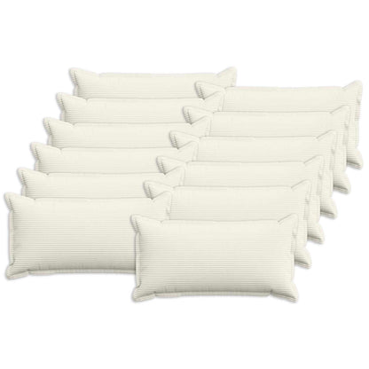 Federa 12 pz HOUTEN Crema 40 x 80 cm corduroy | homemem39