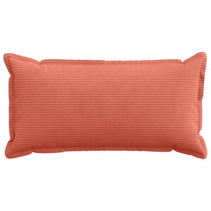 Federa 2 pz HOUTEN Rosso Arancio 40 x 80 cm corduroy | homemem39