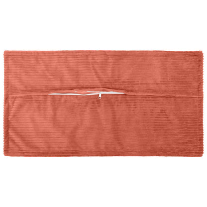 Federa 6 pz HOUTEN Rosso Arancio 40 x 80 cm corduroy | homemem39